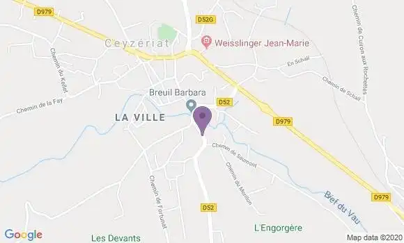 Localisation Mtre Breuil Barbara