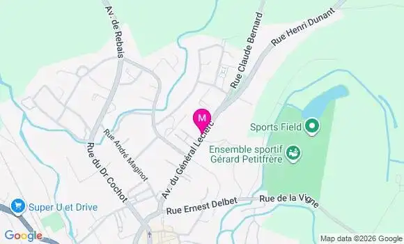 Localisation Mtre Deneufbourg Anne Sophie