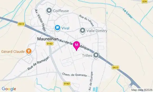 Localisation Mtre D