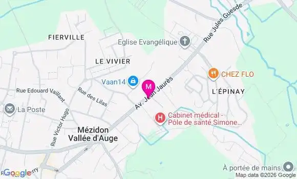 Localisation Mtre Bessin Stéphanie