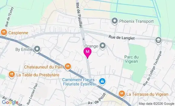 Localisation Mtre Vien Graciet Adrien