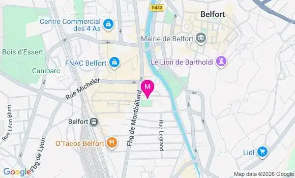 Localisation Mtre Gand Emilie
