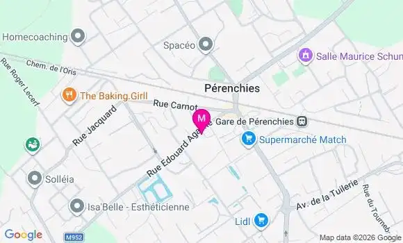 Localisation Mtre Hennion Amandine