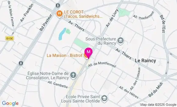Localisation Mtre Aernout Véronique