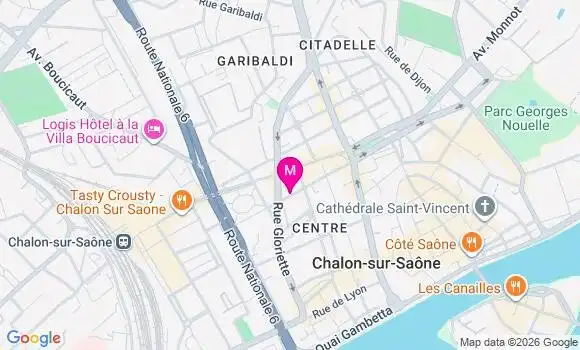 Localisation Mtre Denain Clémence
