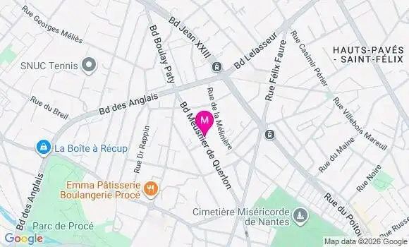 Localisation Mtre Houget Laure