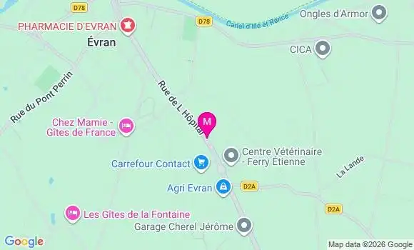 Localisation Mtre Pansart Paul