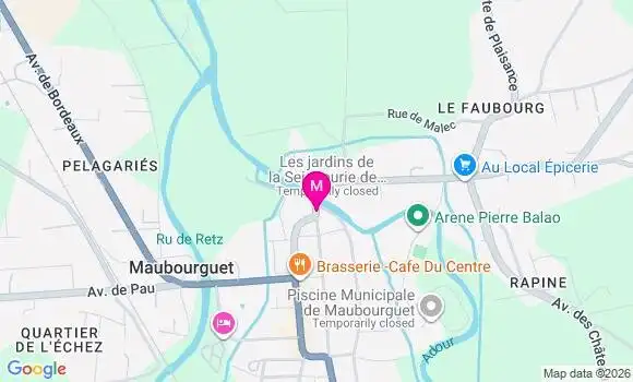 Localisation Mtre Paulet Sophie