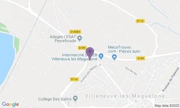 Localisation Mtre Arles Sophie