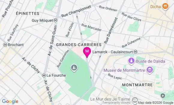 Localisation Mtre Chopin Nathalie