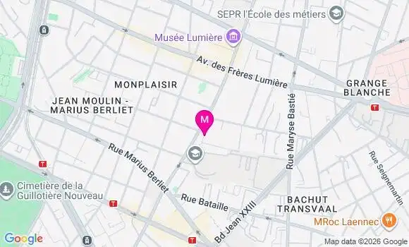 Localisation Mtre Langard Jean Baptiste