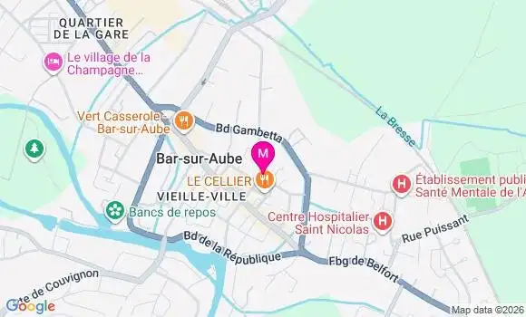 Localisation Mtre Rêteux Trusch Bérénice