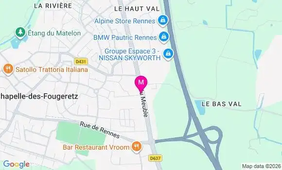 Localisation Mtre Clauss Caroline