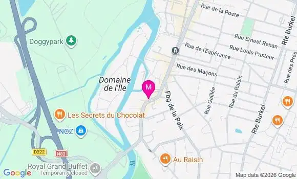 Localisation Mtre Speicher Caroline