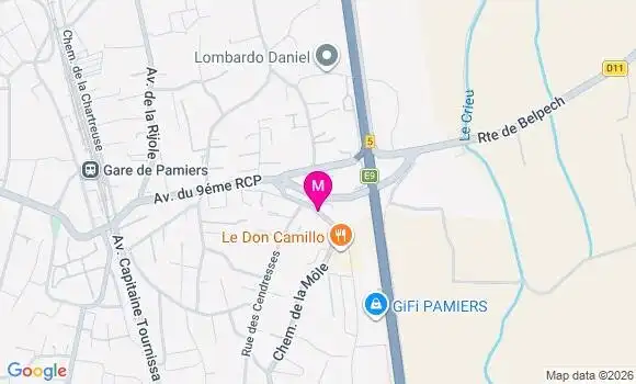 Localisation Mtre Sengdara Coumel Jordane