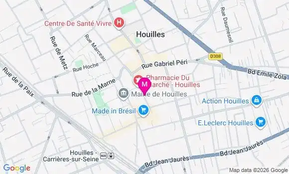 Localisation Mtre Huguet Olivier