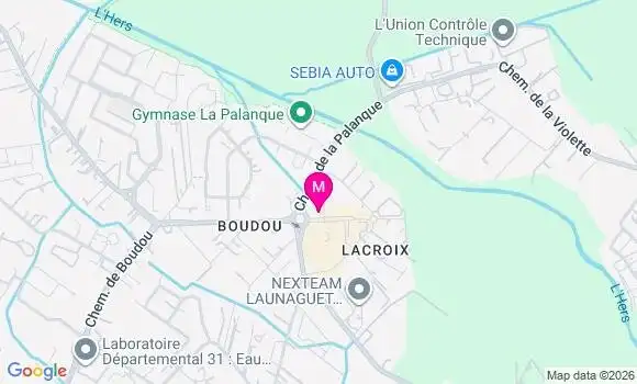 Localisation Mtre Pailhas Caroline