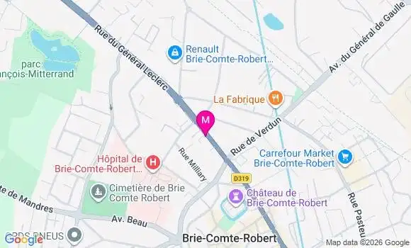 Localisation Mtre Salvaggio Anaïs