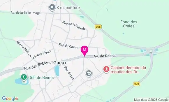 Localisation Mtre Huguenot Mathilde