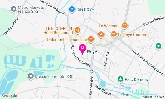 Localisation Mtre Cauvin Charlotte
