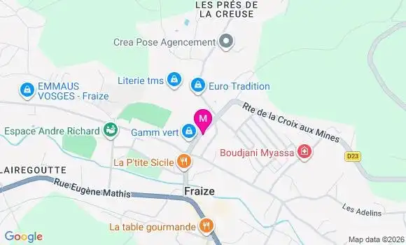 Localisation Mtre Fendeler Nouveau Céline
