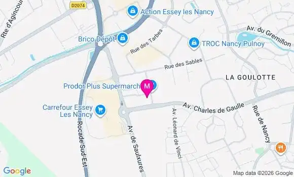 Localisation Mtre Brunet Tiphaine