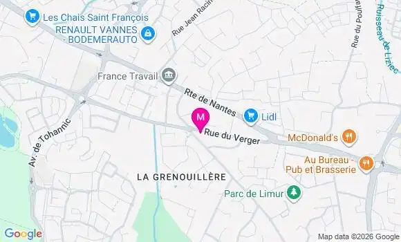 Localisation Mtre Le Rohellec Agathe