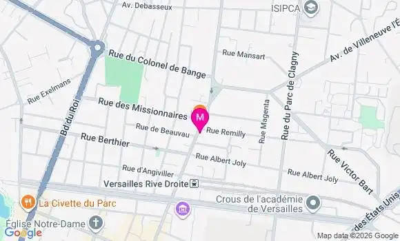 Localisation Mtre Martin Nicolas