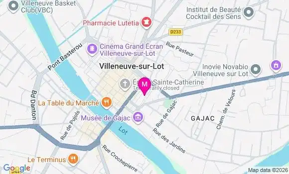 Localisation Mtre Casanova Stéphanie