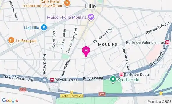 Localisation Mtre Lanoue Dupuy Alix