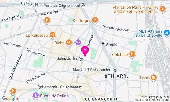 Localisation Mtre Baret Xavier