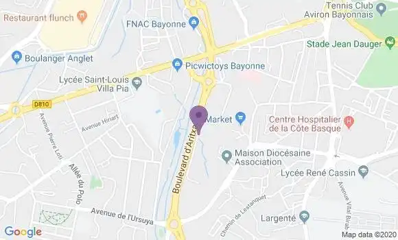 Localisation Mtre Harriague Miguel