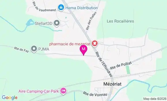 Localisation Mtre Guerin Cassandre