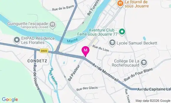 Localisation Mtre Liccardi Audrey
