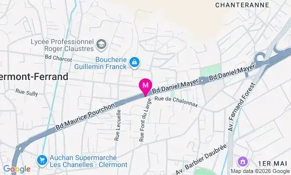 Localisation Mtre Vergne Aurélie
