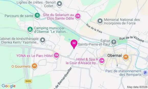 Localisation Mtre Eber Marc