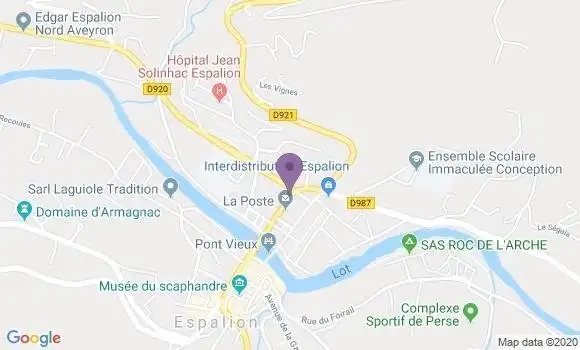 Localisation Mtre Espinasse Benoît