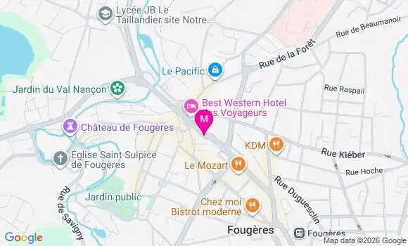 Localisation Mtre Rive Stéphanie