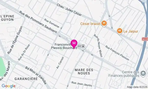 Localisation Mtre Avice Laurène
