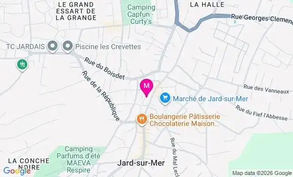 Localisation Mtre Touzeau Bérénice