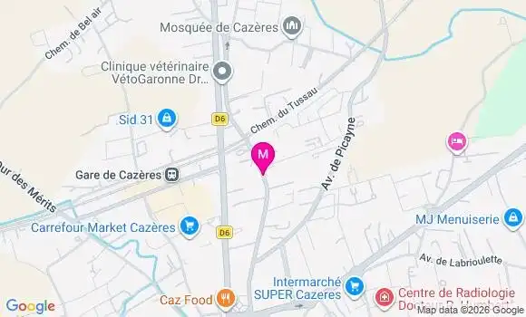 Localisation Mtre Pujol Isabelle