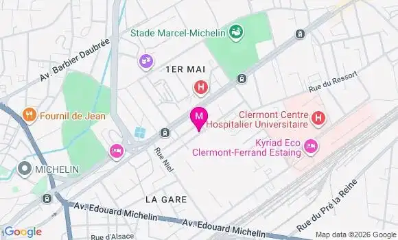 Localisation Mtre Tereygeol Stéphanie