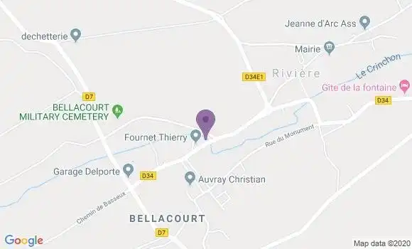 Localisation Mtre Fournet Thierry