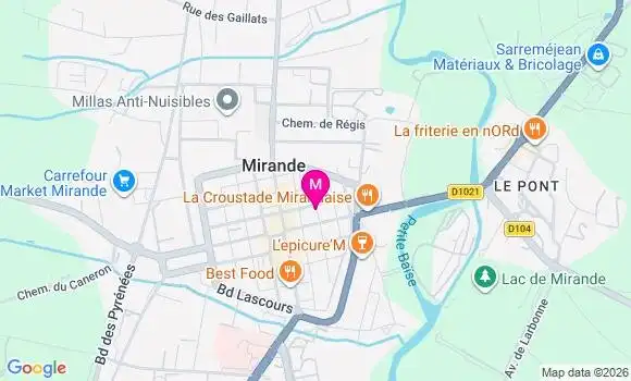 Localisation Mtre Brisorgueil Ellen