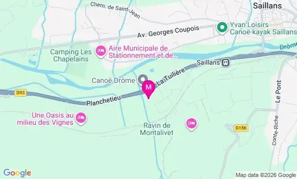 Localisation Mtre Chauvet Alison