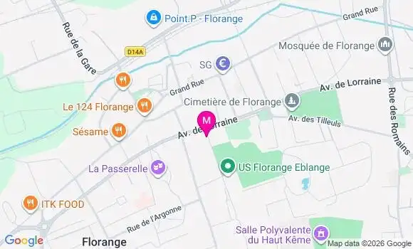 Localisation Mtre Bestien Lorraine