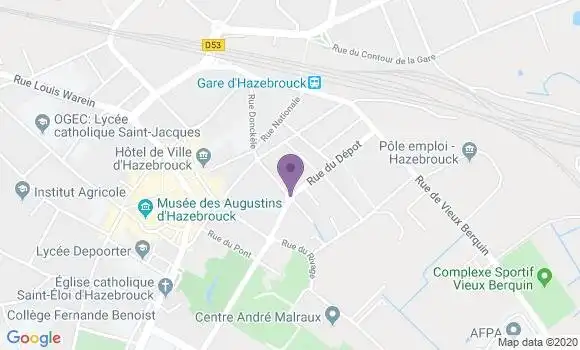 Localisation Mtre Courdent Bernard