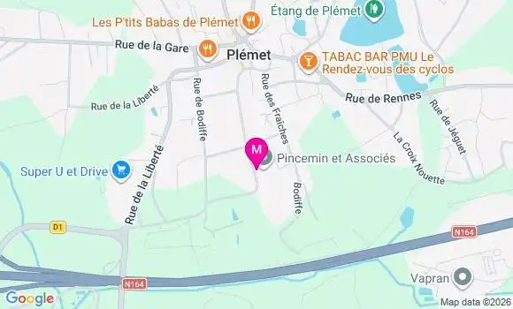Localisation Mtre Pincemin Aurélie