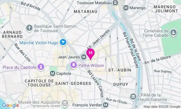 Localisation Mtre Albinet Hubert