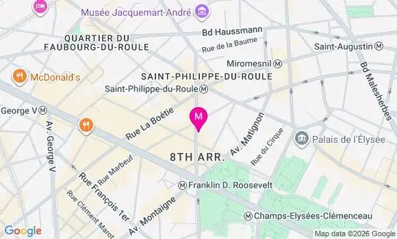 Localisation Mtre Bernhart Anne